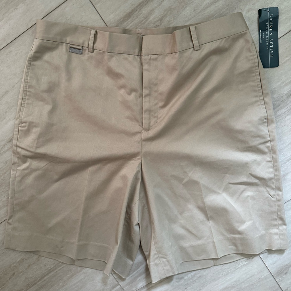 Lauren Active Ralph Lauren Golf Beige Casual Shorts size 14